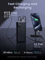 Ugreen 25683 power bank 20000 mAh Black