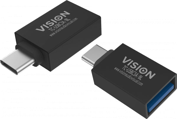 Vision TC-USBC3A/BL cable gender changer USB C USB 3.0 A Black  - Computer Cables - Vision