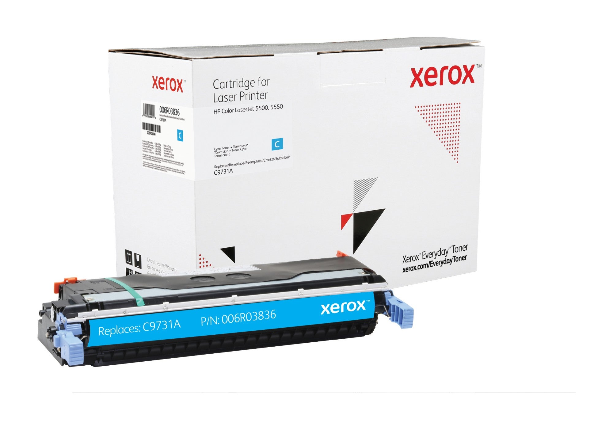 Xerox 006R03836 Toner cartridge cyan, 12K pages/5% (replaces HP 645A/C9731A) for Canon LBP-86