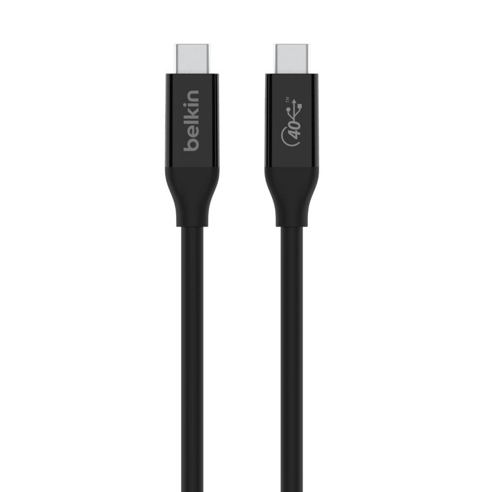 Belkin INZ001bt0.8MBK USB cable USB4 Gen 3x2 0.8 m USB C Black  - Computer Cables - Belkin