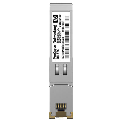 HPE X120 1G SFP RJ-45 T network transceiver module Copper 1000 Mbit/s  - Networking - HPE