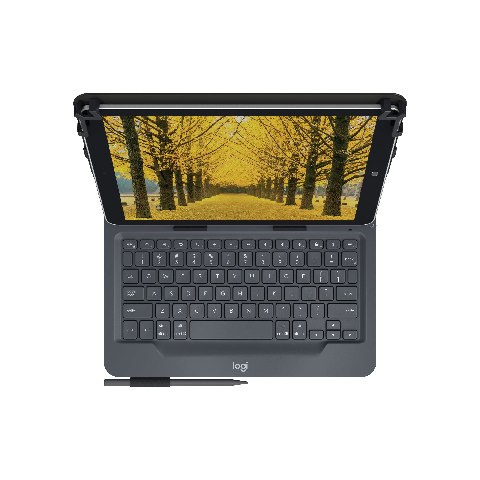 Logitech Universal Folio with integrated keyboard for 9-10 inch tablets