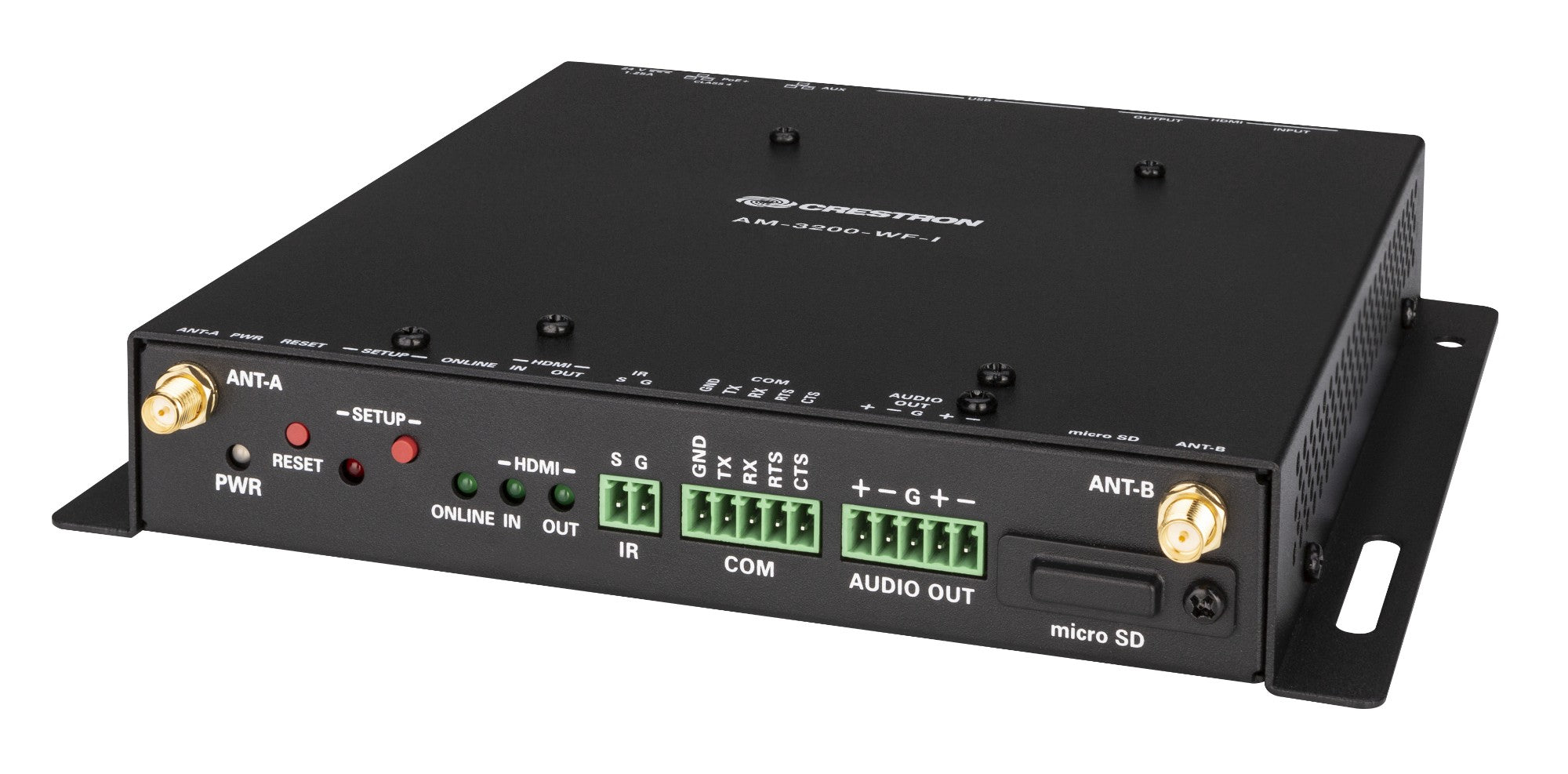 Crestron AM-3200-WF-I AV extender AV receiver Black