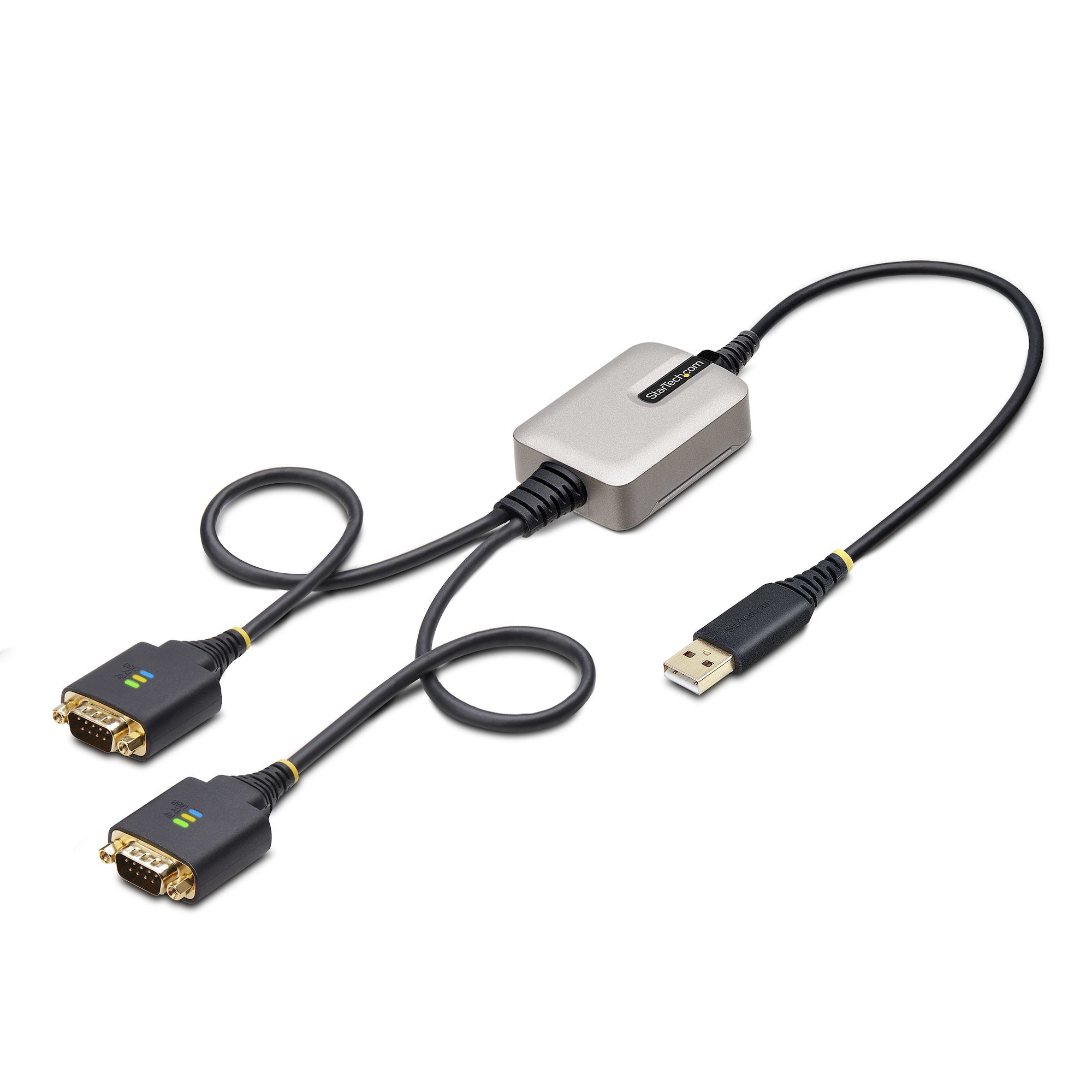 2ft (60cm) 2-Port USB to Serial Adapter Cable
