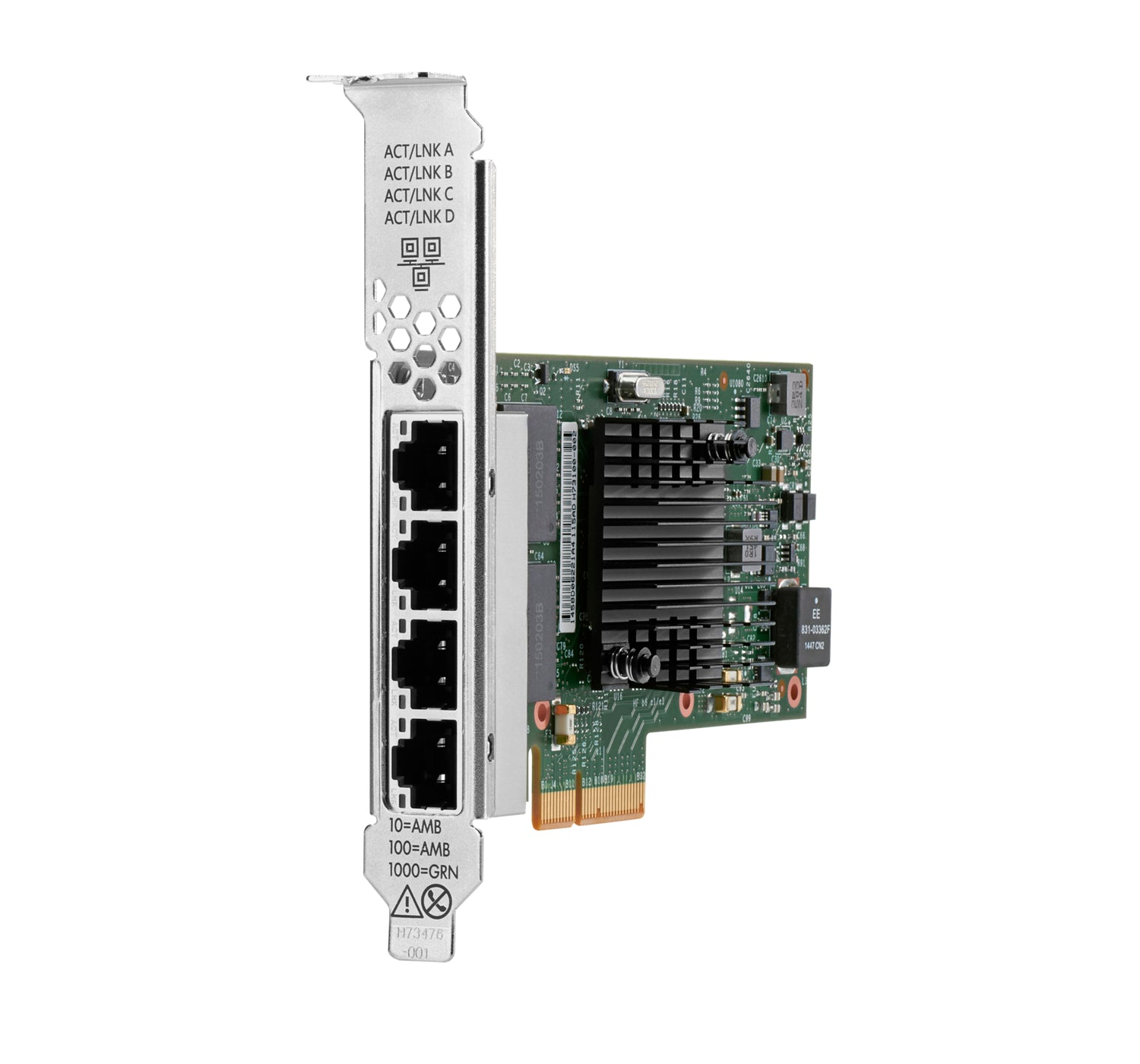 HPE Ethernet 1Gb 4-port BASE-T I350-T4 Internal 1000 Mbit/s  - Computer Components - HPE