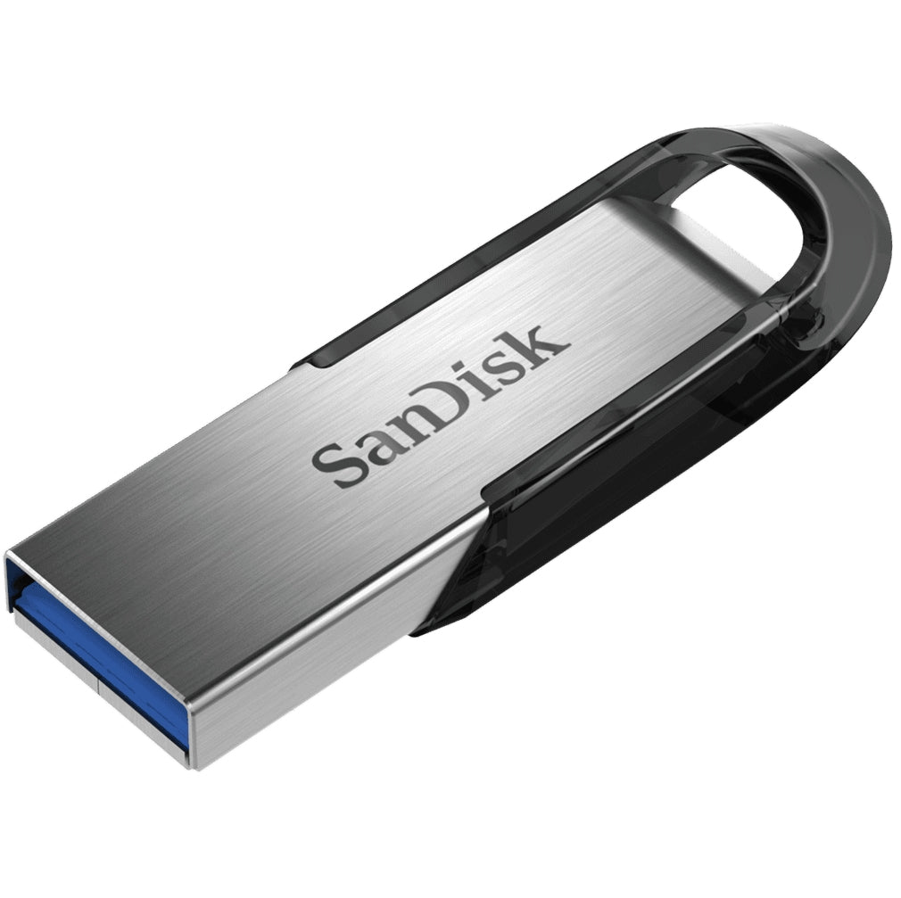 SanDisk Ultra Flair USB flash drive 32 GB USB Type-A 3.2 Gen 1 (3.1 Gen 1) Black, Stainless steel  - Data Storage - Sandisk