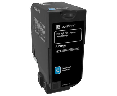 Lexmark 74C2HCE Toner-kit cyan return program corporate, 12K pages for Lexmark CS 725  - Printers & Scanners - Lexmark