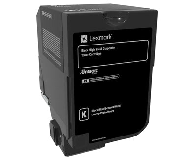 Lexmark 74C2HKE Toner-kit black return program Project, 20K pages ISO/IEC 19798 for Lexmark CS 720/725  - Printers & Scanners - Lexmark