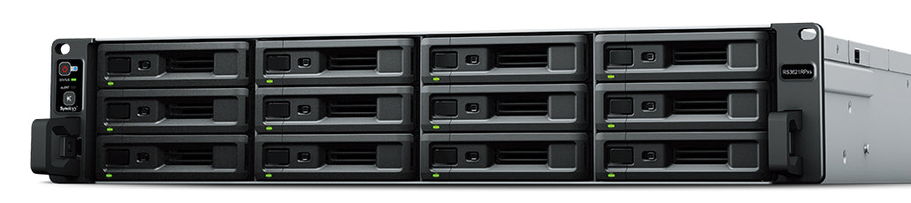 Synology RackStation RS3621RPXS NAS/storage server Rack (2U) Ethernet LAN Black D-1531  - Data Storage - Synology