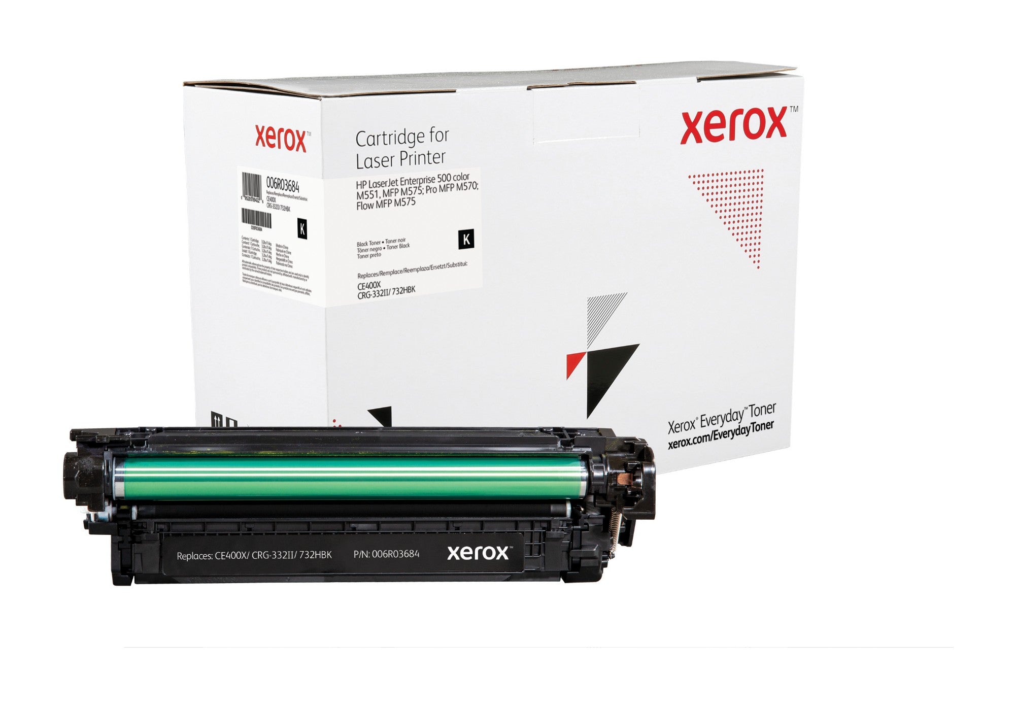 Xerox 006R03684 Toner cartridge black high-capacity, 11K pages (replaces HP 507X/CE400X) for HP LaserJet EP 500