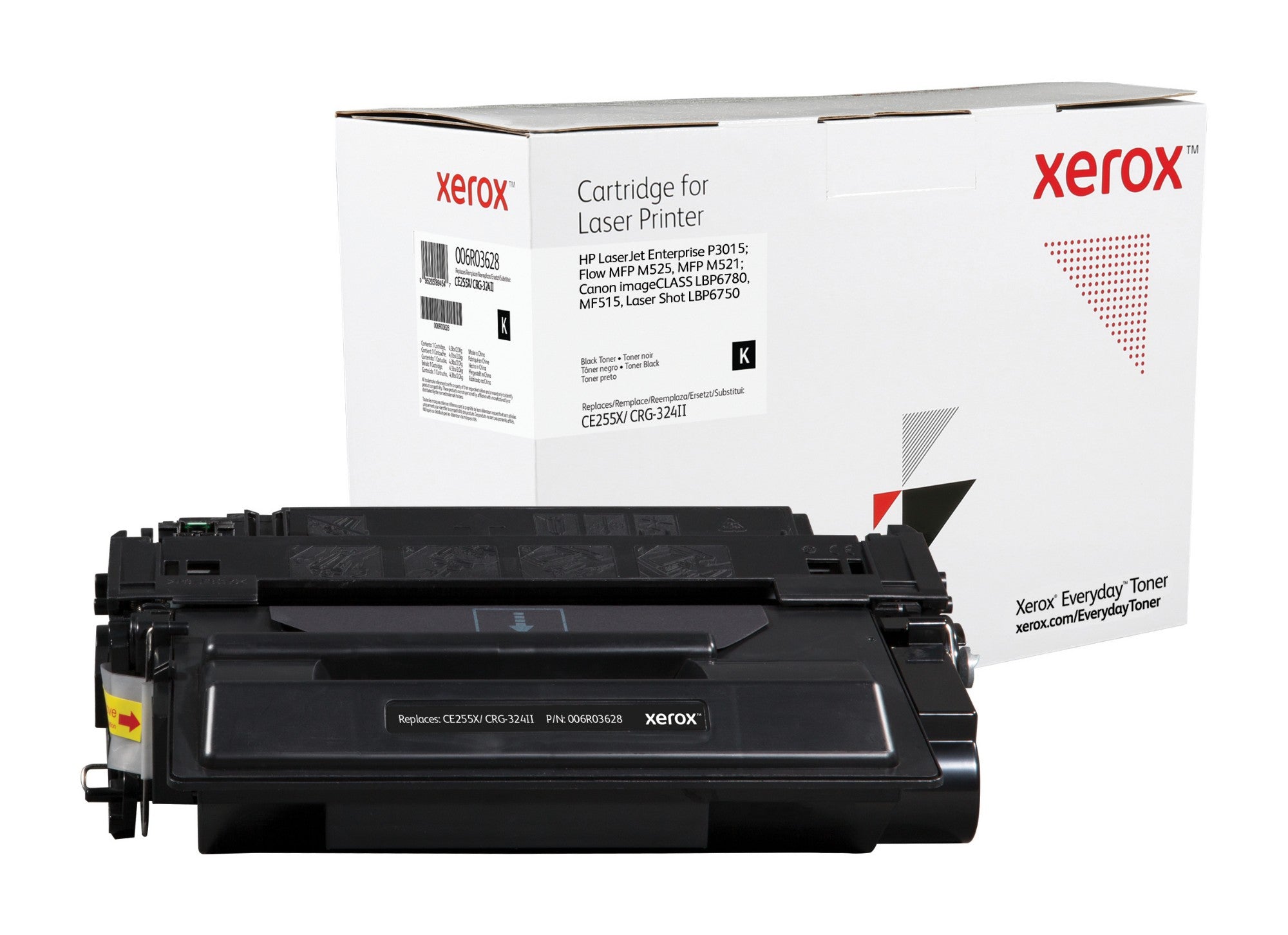 Everyday™ Black Toner by Xerox compatible with HP 55X (CE255X/ CRG-324II)