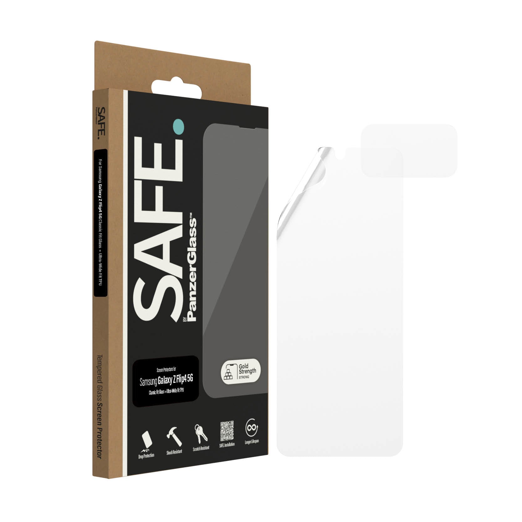 SAFE. by PanzerGlass® Screen Protector Samsung Galaxy Z Flip4 5G