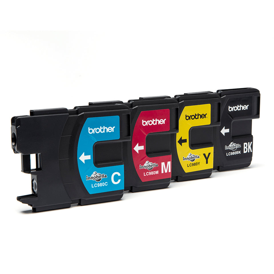 Brother LC-980VALBP Ink cartridge multi pack Bk,C,M,Y 360pg + 3x260pg Pack=4 for Brother DCP 145 C