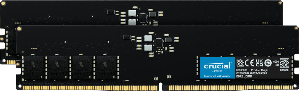 Crucial CT2K16G56C46U5 memory module 32 GB 2 x 16 GB DDR5 5600 MHz ECC