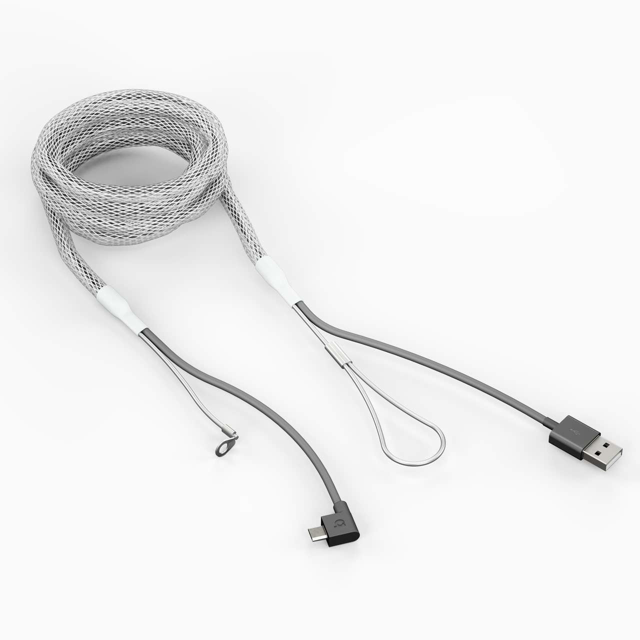 Bouncepad CB-RF-MICRO-W USB cable 2 m USB A Micro-USB B White