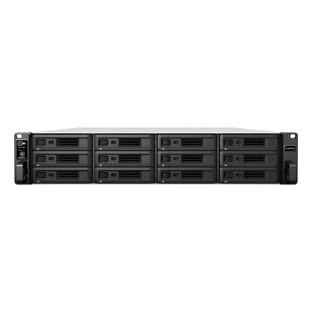 Synology RackStation RS3621RPxs NAS Rack (2U) Intel® Xeon® D D-1531 8 GB DDR4 48 TB HDD DiskStation Manager Black  - Data Storage - Synology