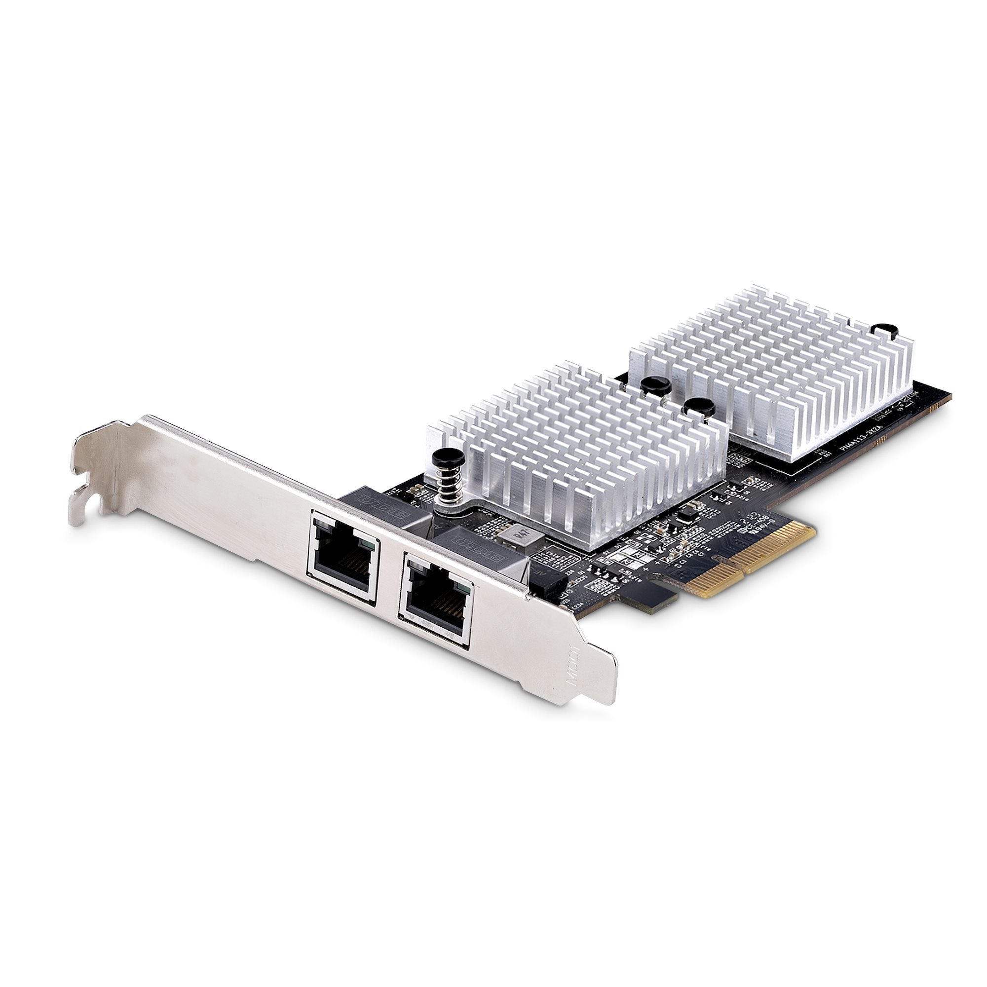 StarTech.com 2-Port 10GbE PCIe Network Adapter Card, Network Card for PCs/Servers, Six-Speed PCIe Ethernet Card with Jumbo Frame Support, NIC/LAN Interface Card, 10GBASE-T and NBASE-T  - Computer Components - StarTech.com