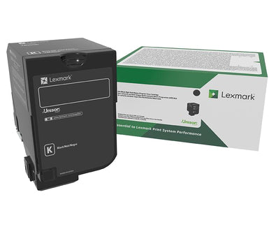 Lexmark 75B20K0 Toner-kit black return program, 13K pages ISO/IEC 19752 for Lexmark CS 727