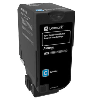 Lexmark 74C2SC0 Toner-kit cyan return program, 7K pages ISO/IEC 19798 for Lexmark CS 720/725/CX 725