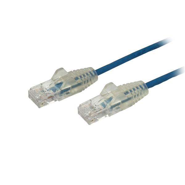 StarTech.com 2.5 m CAT6 Cable - Slim - Snagless RJ45 Connectors - Blue