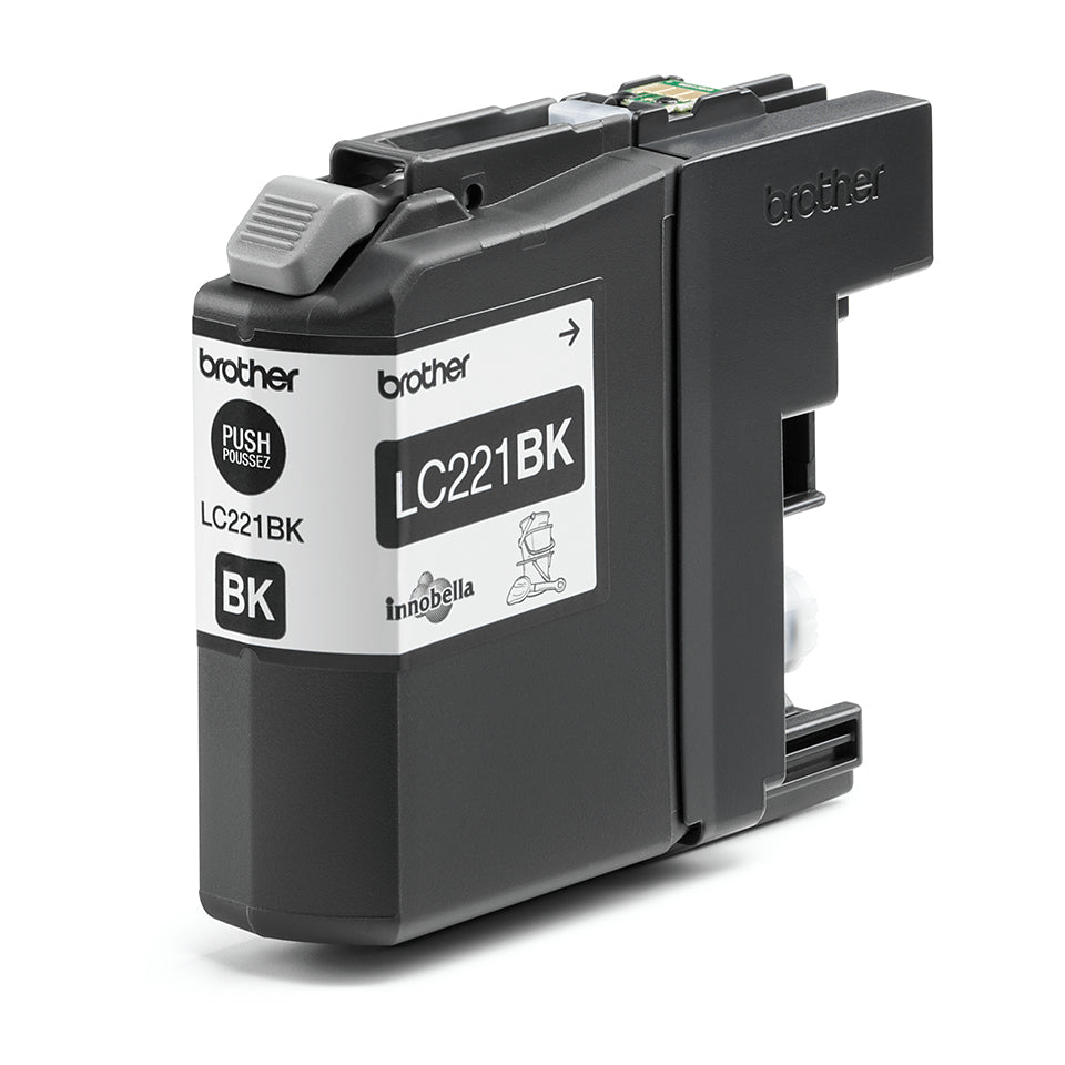 Brother LC-221BK Ink cartridge black, 260 pages ISO/IEC 24711 7,1ml for Brother DCP-J 562
