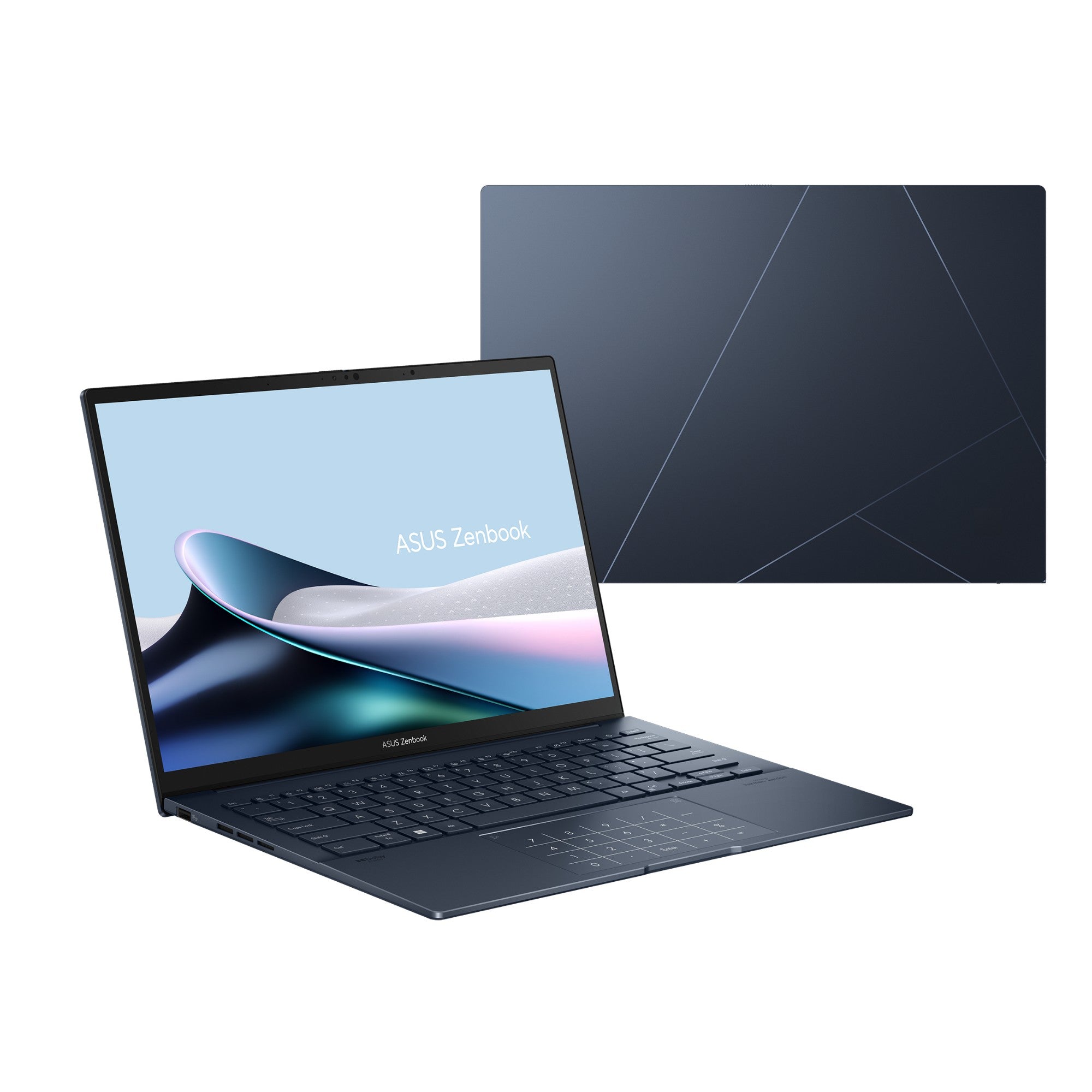 ASUS Zenbook 14 OLED UX3405MA-PZ075W Intel Core Ultra 5 125H Laptop 35.6 cm (14") Touchscreen 3K 16 GB LPDDR5x-SDRAM 512 GB SSD Wi-Fi 6E (802.11ax) Windows 11 Home Blue  - Computers - ASUS