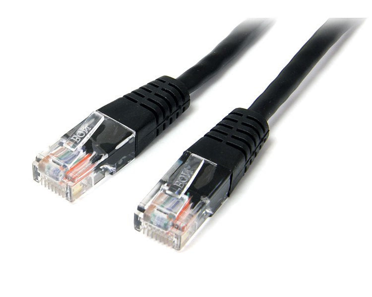 StarTech.com Cat5e Patch Cable with Molded RJ45 Connectors - 15 m - Black