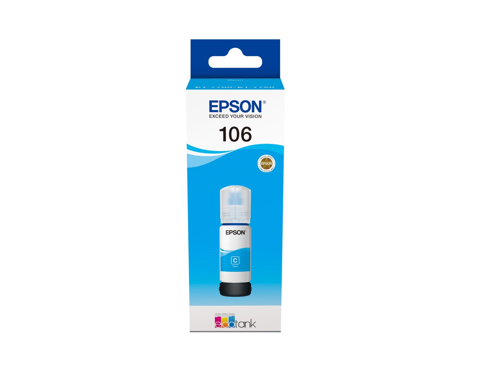 Epson C13T00R240/106 Ink bottle cyan, 5K pages 3400 Photos 70ml for Epson ET-7750
