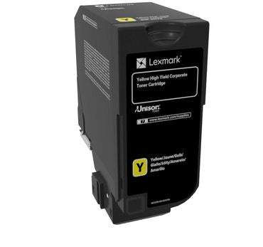 Lexmark 84C2HYE Toner-kit yellow return program Project, 16K pages ISO/IEC 19798 for Lexmark CX 725  - Printers & Scanners - Lexmark