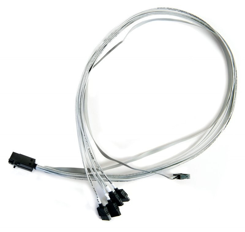 Microchip Technology 2279800-R Serial Attached SCSI (SAS) cable 0.8 m 6 Gbit/s White
