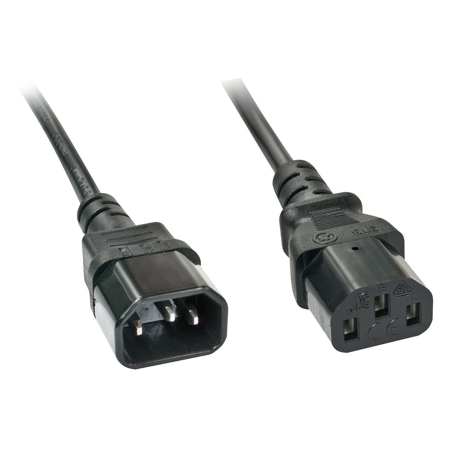 Lindy 3m C14 to C13 Extension Cable  - Computer Cables - Lindy