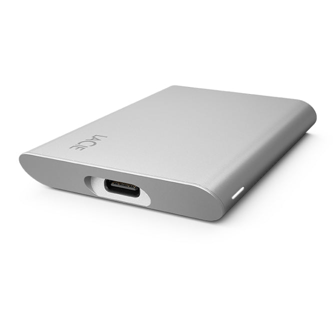 LaCie STKS1000400 external solid state drive Thunderbolt technology 1 TB USB Type-C 3.2 Gen 2 (3.1 Gen 2) Silver  - Data Storage - LaCie