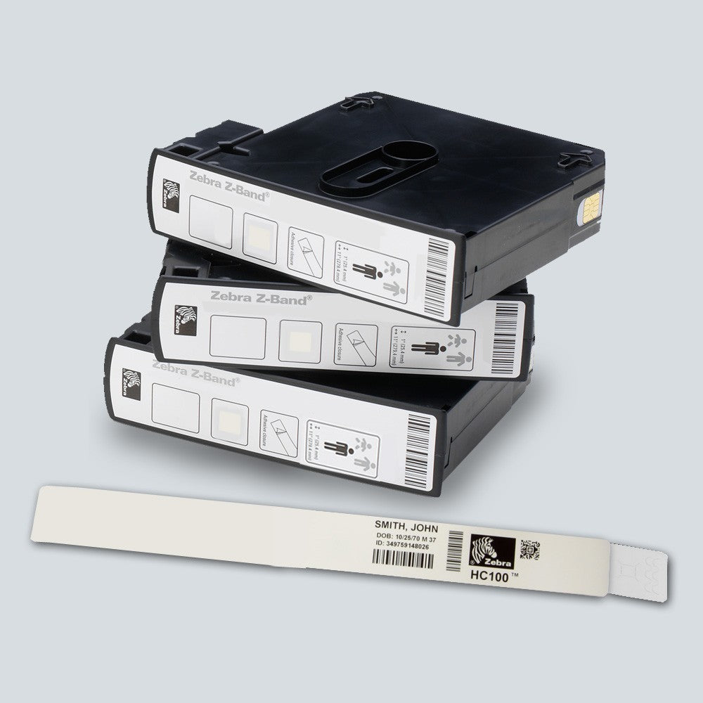 Zebra Z-Band Direct White  - Printers & Scanners - Zebra