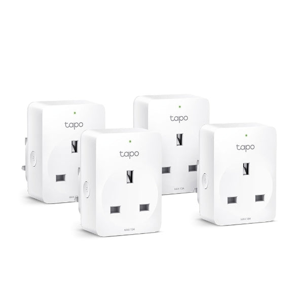 TP-Link Tapo P100 (4-pack) smart plug 2300 W White  - Home - TP-LINK