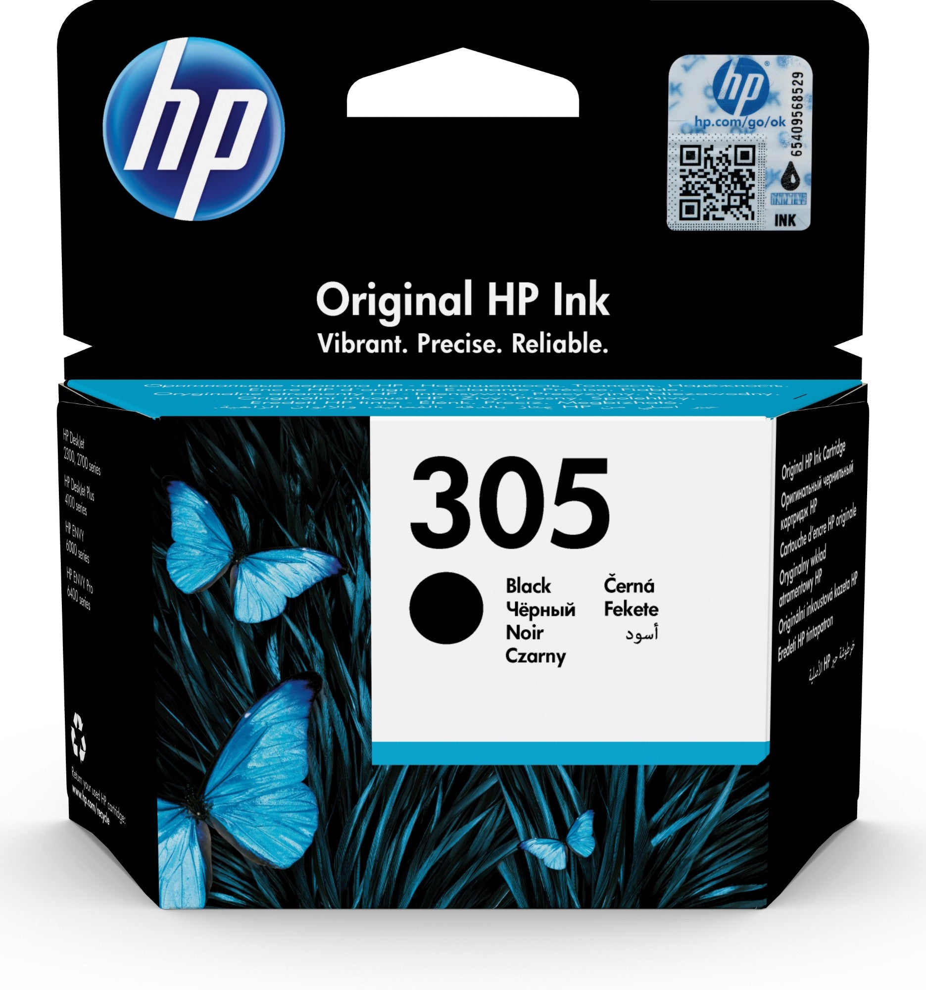 HP 3YM61AE/305 Printhead cartridge black, 120 pages for HP DeskJet 2710/e/Envy 6020/Envy 6020 e