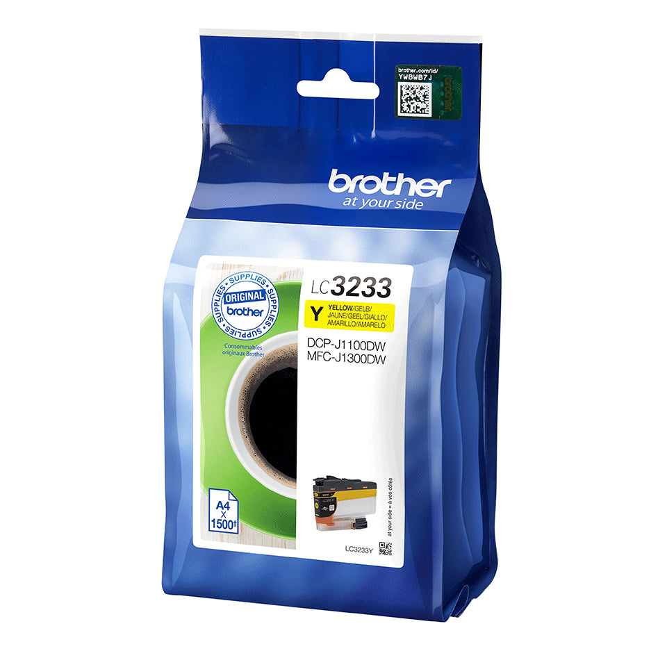 Brother LC-3233Y Ink cartridge yellow, 1.5K pages for Brother MFC-J 1300
