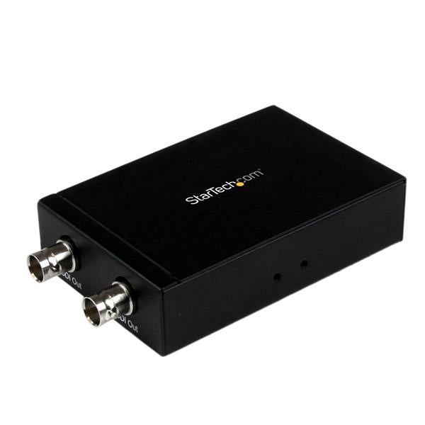 StarTech.com HDMI to SDI Converter – HDMI to 3G SDI Adapter with Dual SDI Output