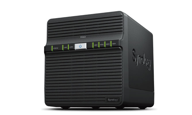 Synology DiskStation DS423 NAS/storage server Realtek RTD1619B 2 GB DDR4 DiskStation Manager Black  - Data Storage - Synology