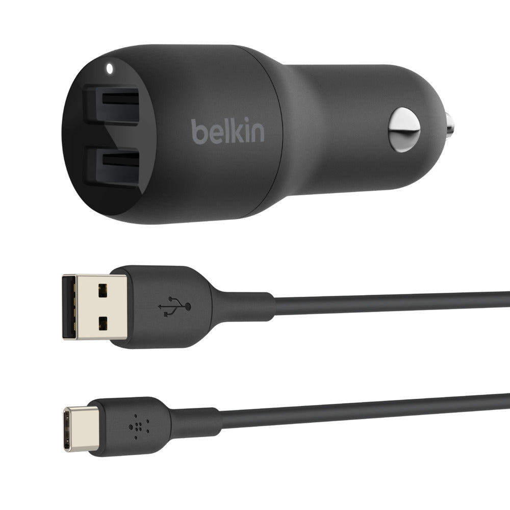 Belkin Boost Charge Smartphone Black Cigar lighter Auto  - Batteries & Power Supplies - Belkin