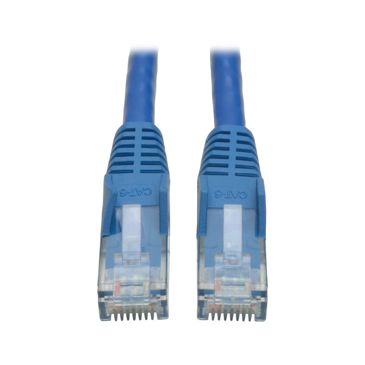 Tripp Lite N201-015-BL Cat6 Gigabit Snagless Molded (UTP) Ethernet Cable (RJ45 M/M), PoE, Blue, 15 ft. (4.57 m)