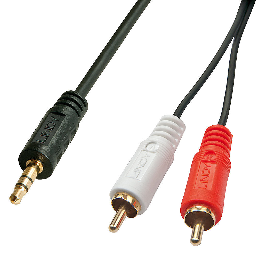 Lindy Audio Cable 2xPhono 3,5 mm /2m