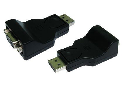 Cables Direct DisplayPort-VGA Black  - Computer Cables - Cables Direct