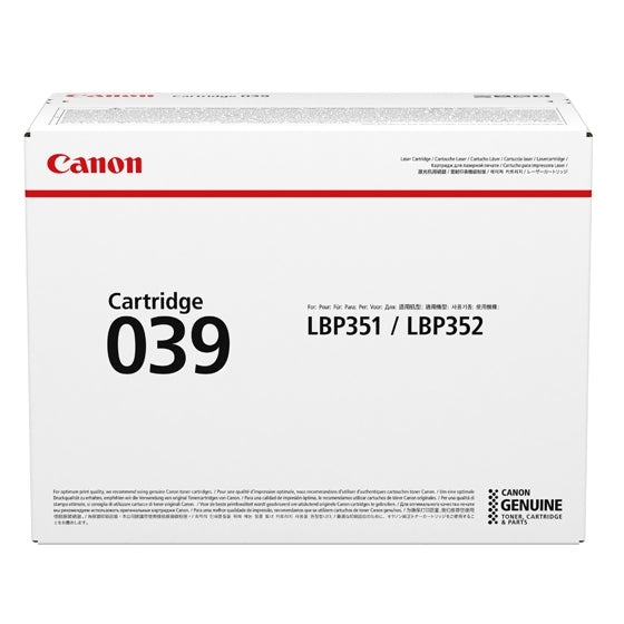 Canon 0287C001/039 Toner cartridge black, 11K pages ISO/IEC 19752 for Canon LBP-351