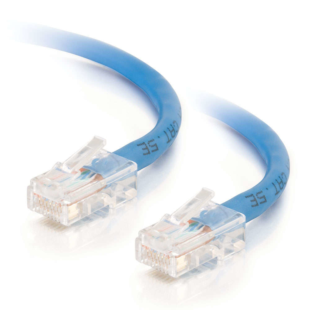 3m Cat5e Non-Booted Unshielded (UTP) Network Patch Cable - Blue