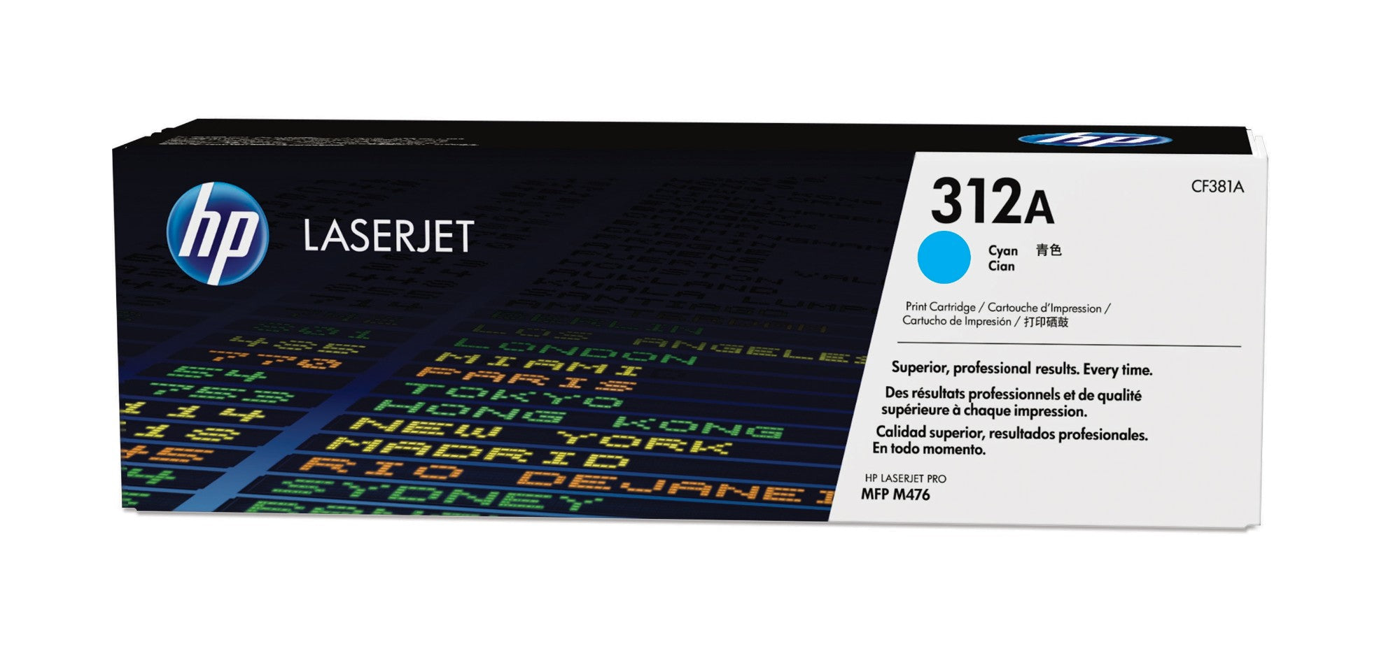 HP CF381A/312A Toner cartridge cyan, 2.7K pages ISO/IEC 19798 for HP CLJ Pro M 476