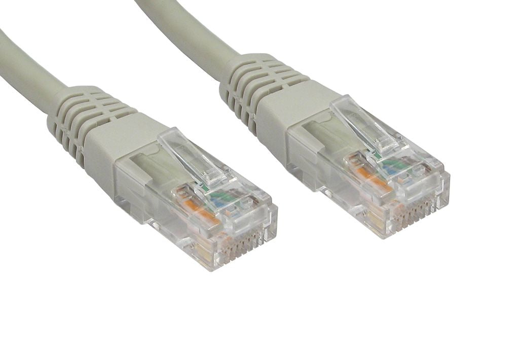 Cables Direct 1m Cat6 networking cable Grey U/UTP (UTP)