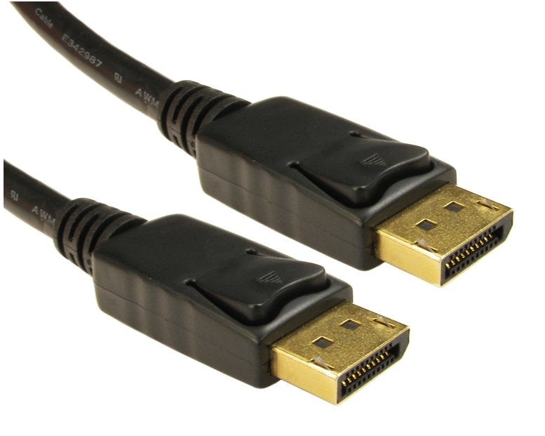 Cables Direct CDLDP-002LOCK DisplayPort cable 2 m Black