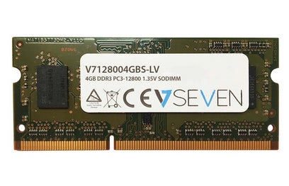 V7 4GB DDR3 PC3-12800 - 1600mhz SO DIMM Notebook Memory Module - V7128004GBS-LV