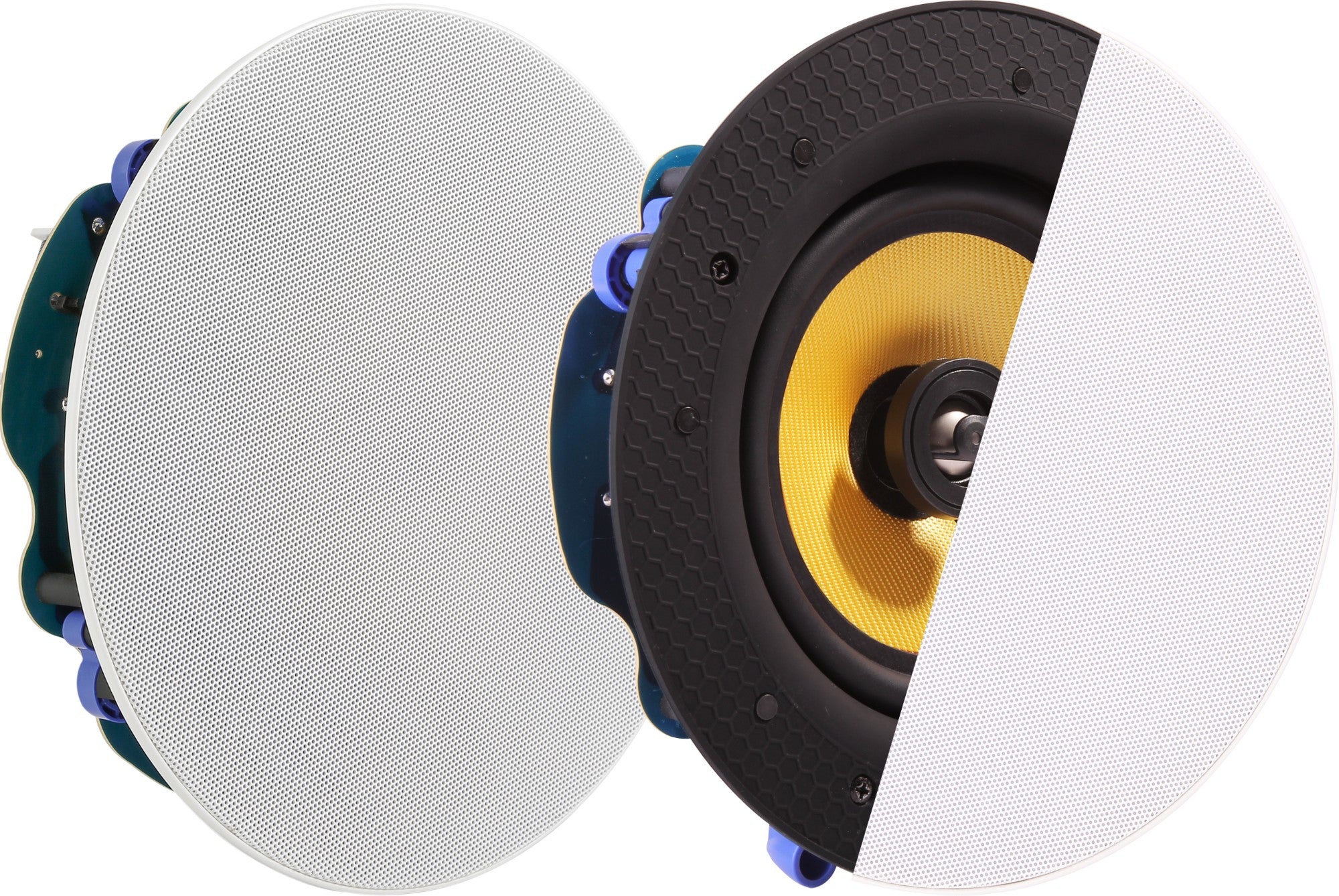 Vision CS-1900 loudspeaker 1-way Black, White, Yellow Wired 60 W