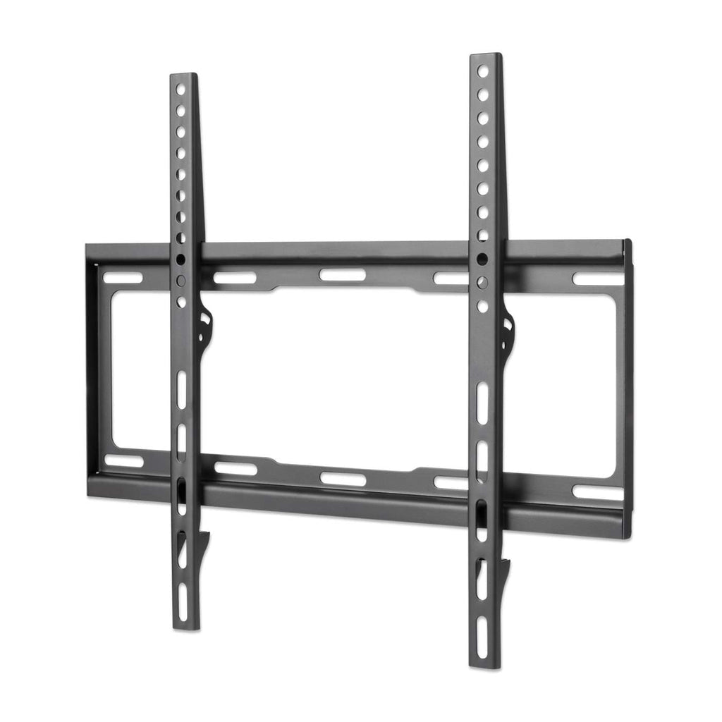 Manhattan TV & Monitor Mount, Wall, Fixed, 1 screen, Screen Sizes: 32-55", Black, VESA 200x200 to 400x400mm, Max 40kg, LFD, Lifetime Warranty  - Monitors & Accessories - Manhattan